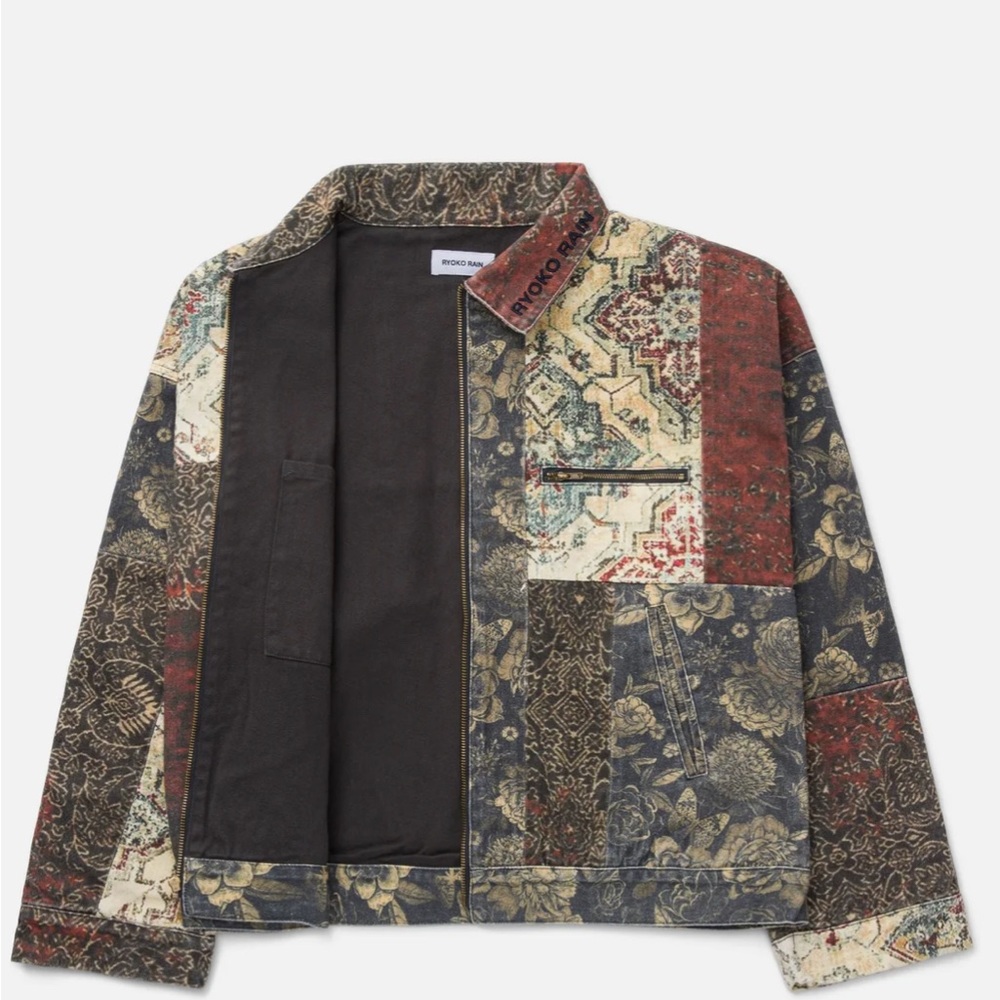 Patchwork Patterned Jacket - Picture 3 of 10